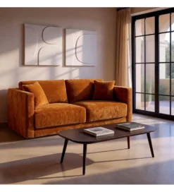 Sofa trzyosobowa MEFO 210 cm taupe*Zona-Design New