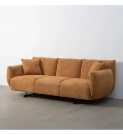 Sofa trzyosobowa MEFO 210 cm terakota*DENZO Discount