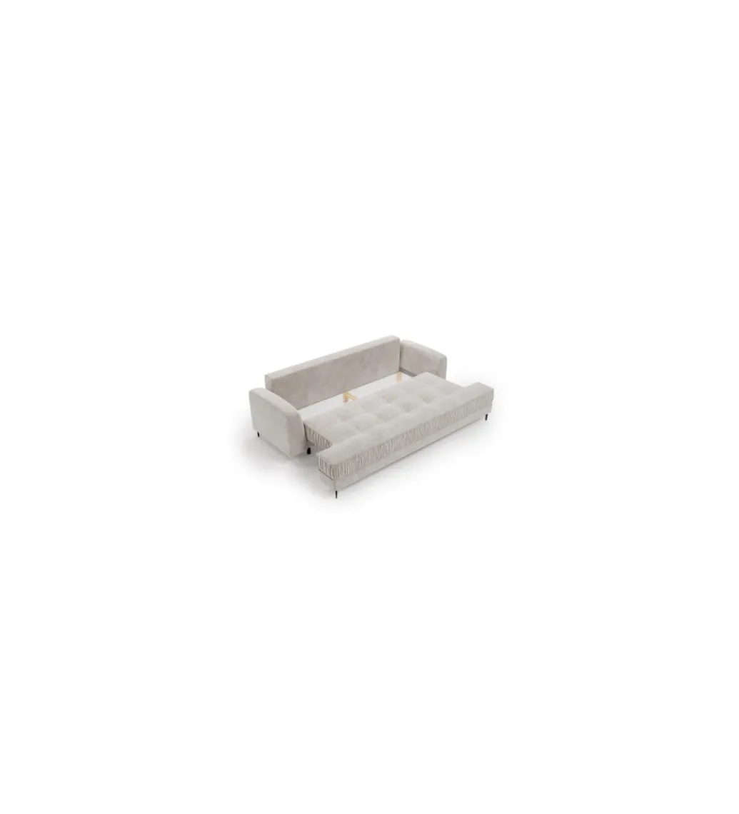 Sofa VELLO 238 cm z funkcją spania z pojemnikiem na pościel*Comforteo Online