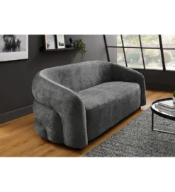 Sofa VOQUE 200 cm chenille szara*Invicta Interior Clearance