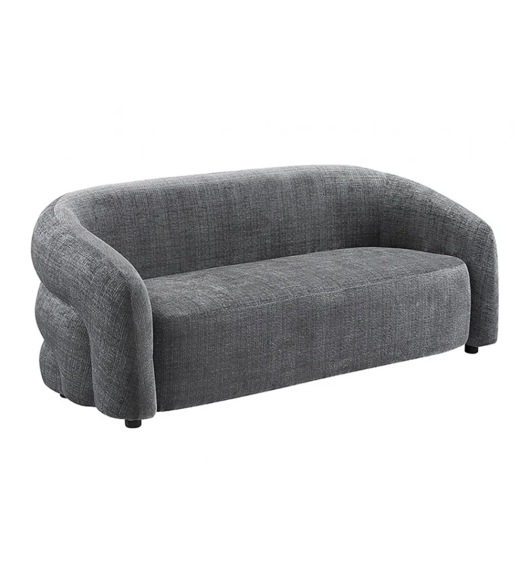 Sofa VOQUE 200 cm chenille szara*Invicta Interior Clearance