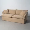 Sofa ZAPLASO 221 cm beżowa*Zona-Design Clearance