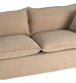 Sofa ZAPLASO 221 cm beżowa*Zona-Design Clearance