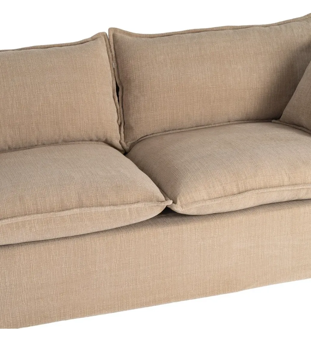 Sofa ZAPLASO 221 cm beżowa*Zona-Design Clearance