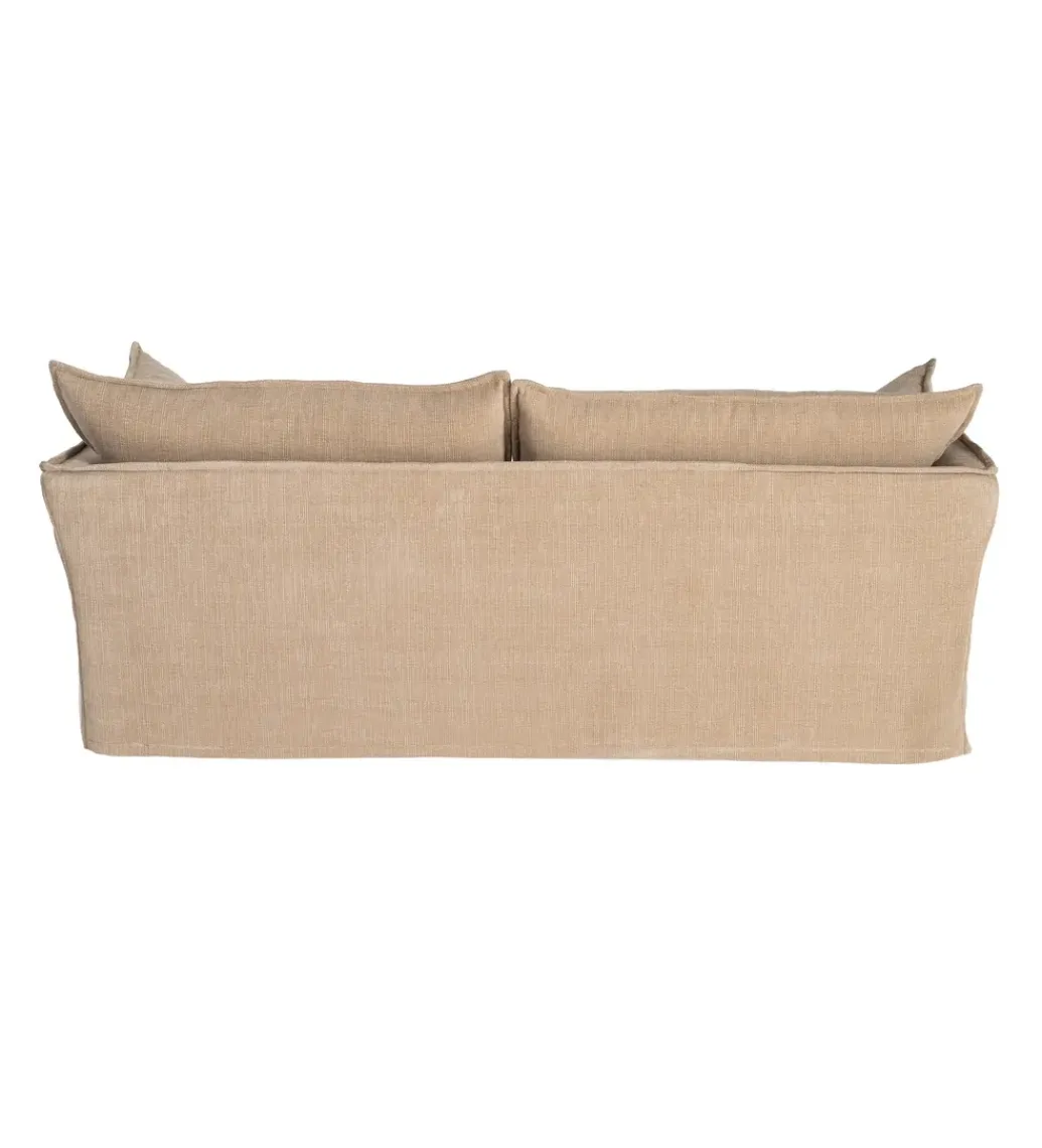 Sofa ZAPLASO 221 cm beżowa*Zona-Design Clearance