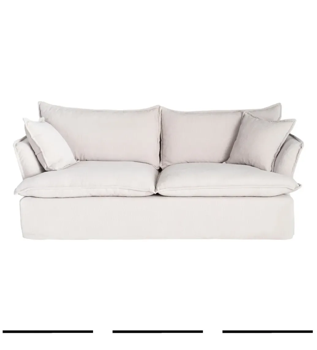 Sofa ZAPLASO 221 cm biała*Zona-Design Sale