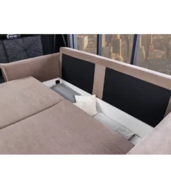 Sofa z funkcją spania APARTMENT 215 cm taupe*Invicta Interior New
