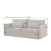 Sofa z funkcją spania APARTMENT 215 cm szara*Invicta Interior Best