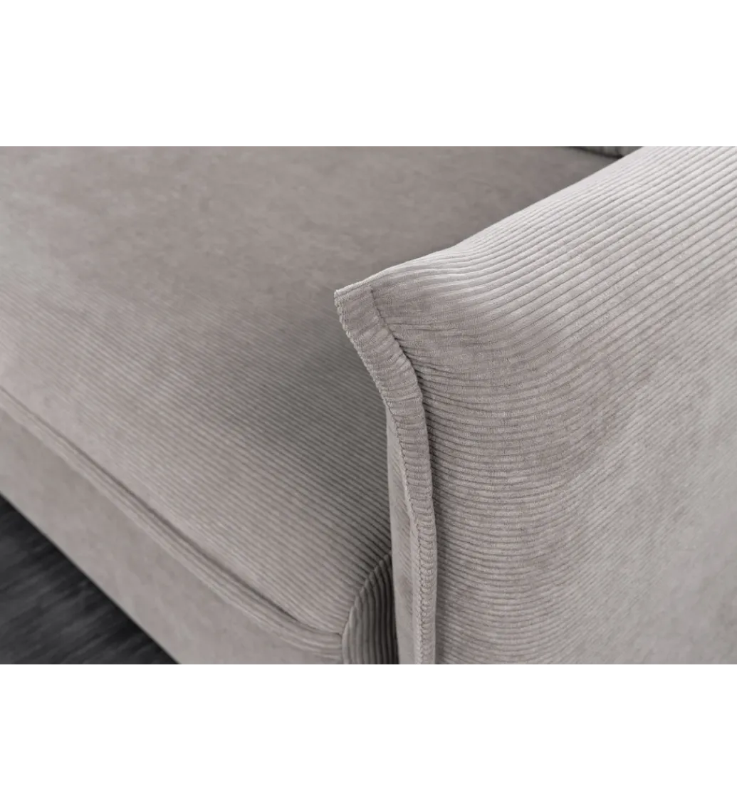 Sofa z funkcją spania APARTMENT 215 cm szara*Invicta Interior Best