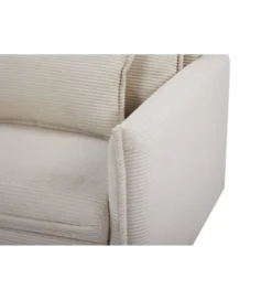 Sofa z funkcją spania APARTMENT 215 cm cord beżowy*Invicta Interior Outlet