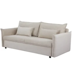 Sofa z funkcją spania APARTMENT 215 cm cord beżowy*Invicta Interior Outlet