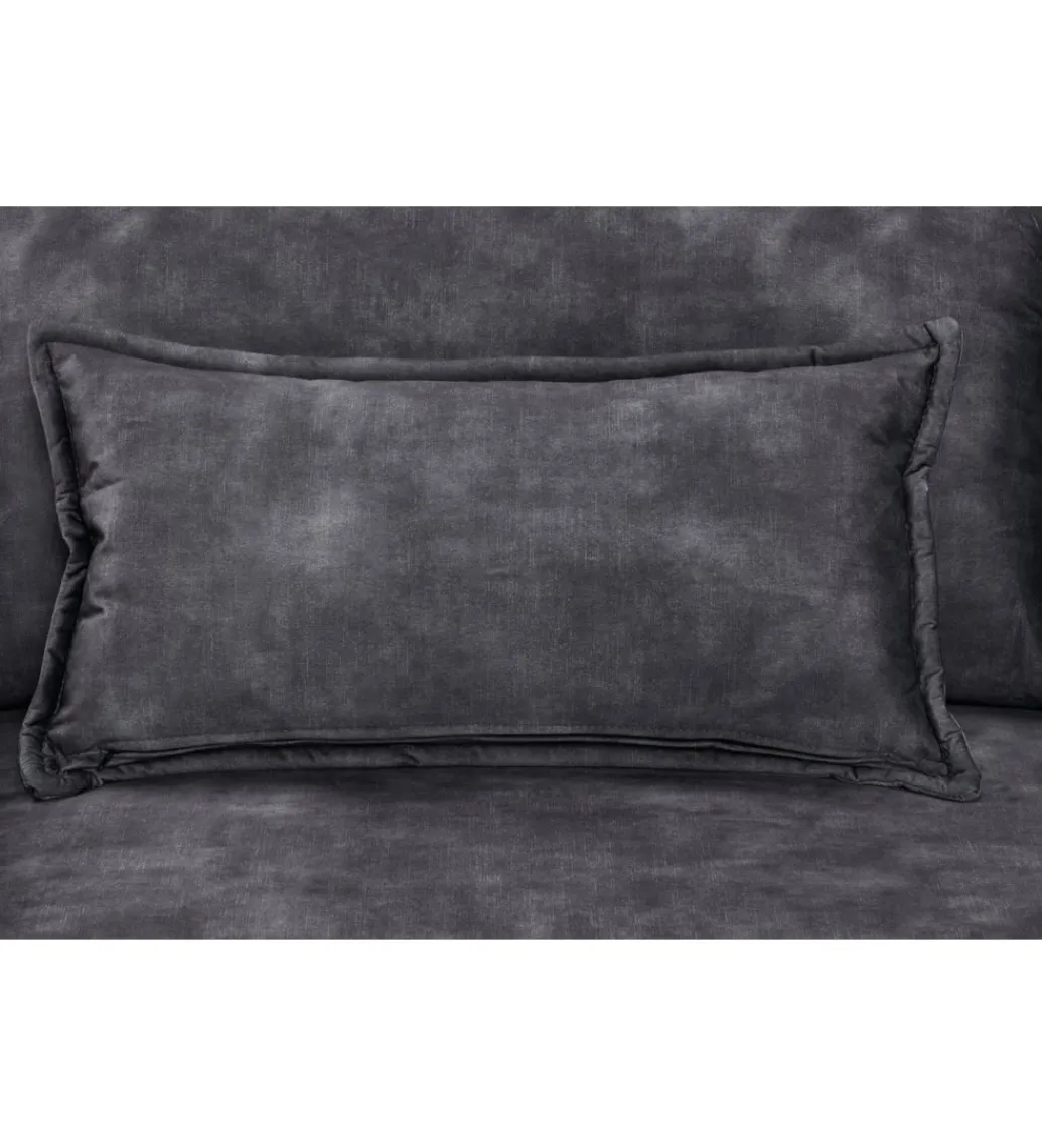 Sofa z funkcją spania APARTMENT 215 cm welur szara*Invicta Interior Best