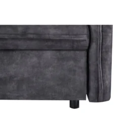 Sofa z funkcją spania APARTMENT 215 cm welur szara*Invicta Interior Best