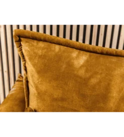 Sofa z funkcją spania APARTMENT 215 cm welur musztardowa*Invicta Interior Discount