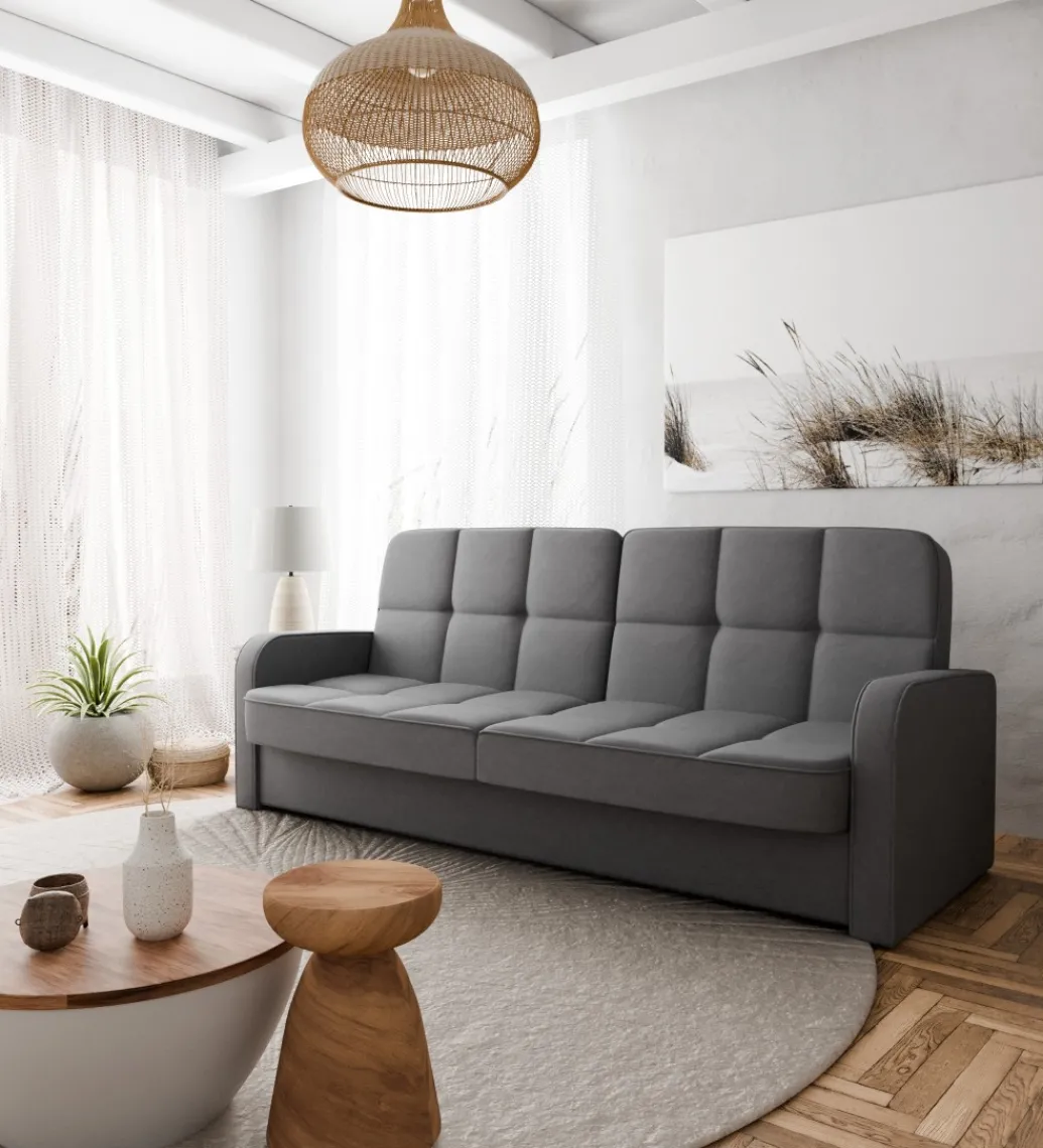Sofa z funkcją spania PARIS 222 cm*ZDLINNEO1 Outlet
