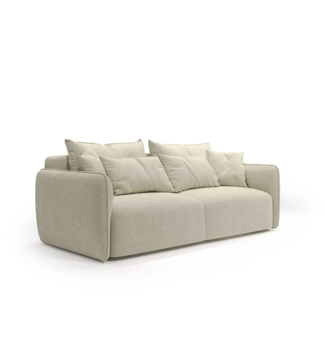 Sofa z funkcją spania PARIS 222 cm taupe/szary*Comforteo Hot