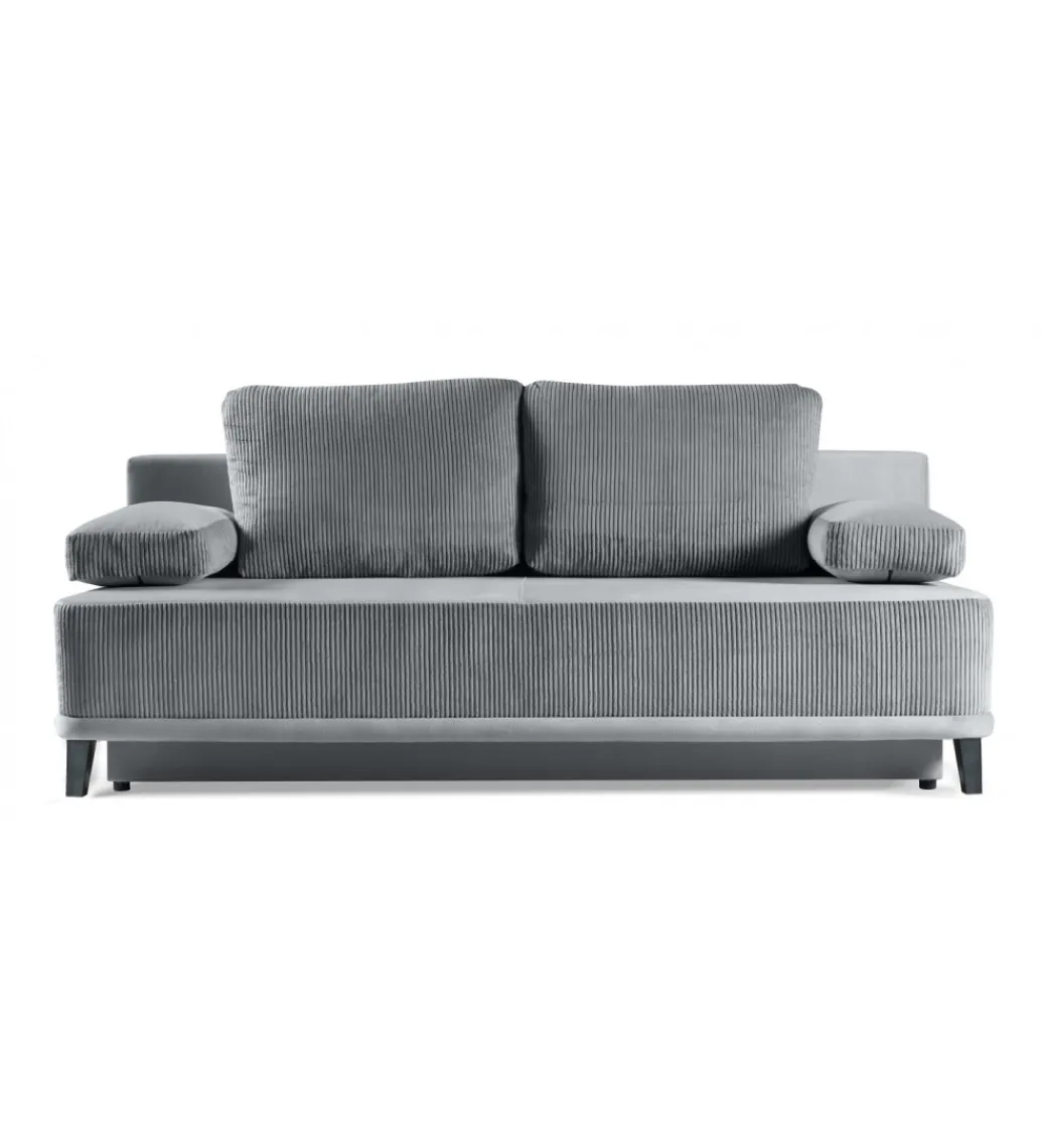 Sofa z funkcją spania ROSSO 200 cm szary*ZDLINNEO Hot