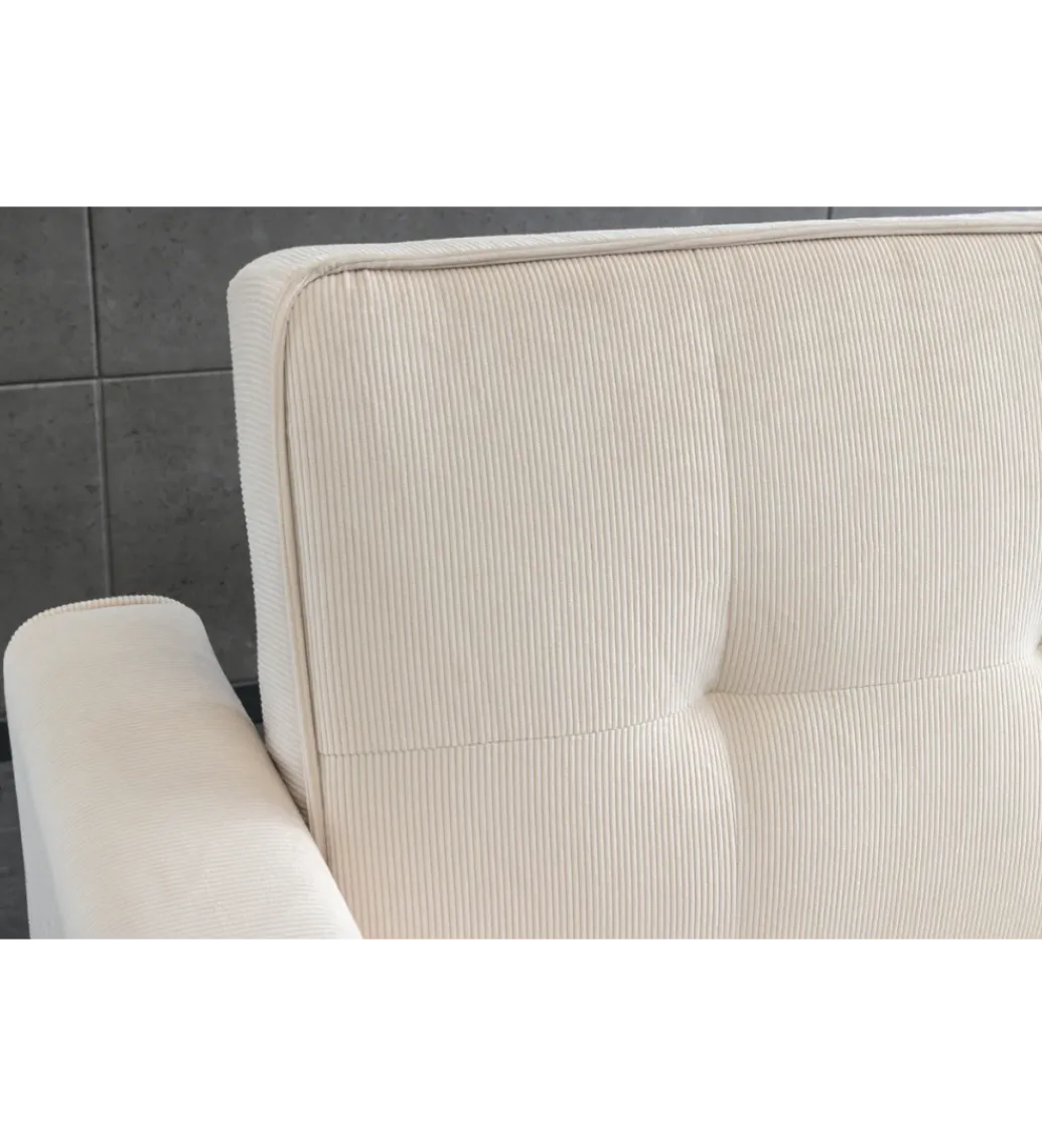 Sofa z funkcją spania SMART 180 cm cord beżowy*Invicta Interior - przedsprzedaż Hot