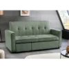 Sofa z funkcją spania SMART 180 cm cord zielony*Invicta Interior - przedsprzedaż Online