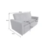 Sofa z funkcją spania SMART 180 cm cord szary*Invicta Interior - przedsprzedaż Discount