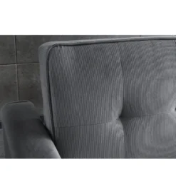 Sofa z funkcją spania SMART 180 cm cord szary*Invicta Interior - przedsprzedaż Discount