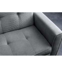 Sofa z funkcją spania SMART 180 cm cord szary*Invicta Interior - przedsprzedaż Discount
