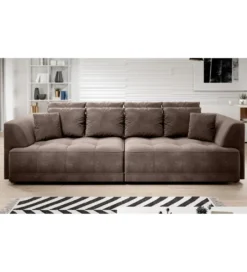Sofa z funkcją spannia Big SofaTiga 302 cm z elektrycznie wysuwanym siedziskiem*Wersal Best