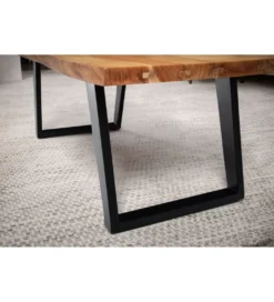 Solik kawowy FRIGI 120 cm drewno akacja*WOHNLING, GERMANY Online