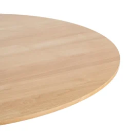 Stół AGARA 100 cm biały naturalny blat*Zona-Design New