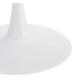 Stół AGARA 100 cm biały naturalny blat*Zona-Design New
