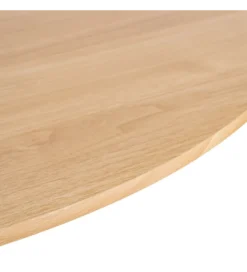 Stół AGARA 100 cm biały naturalny blat*Zona-Design New