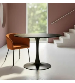 Stół AGARA 100 cm czarny*Zona-Design
