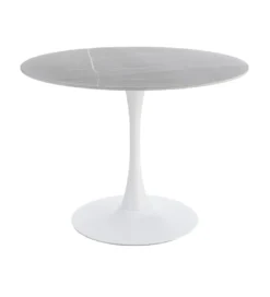 Stół AGAT 100 cm biały szary blat*Zona-Design