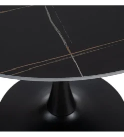 Stół AGAT 100 cm czarny*Zona-Design
