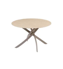 Stół ALPINE 120 cm ceramika w optyce trawertynu*Invicta Interior Clearance