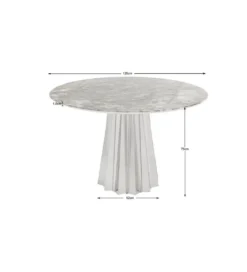 Stół AMORA 120 cm efekt naturalnego kamienia*KARE Discount