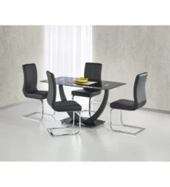 Stół ANTON 140 cm czarny*Halmar Discount