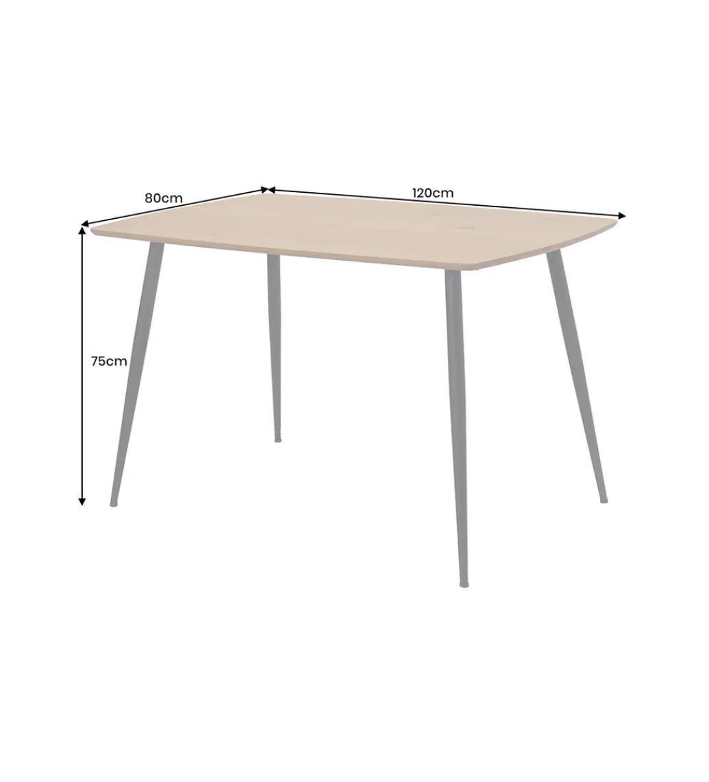 Stół APARTMENT 120 cm naturalny*Invicta Interior Clearance