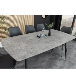 Stół APARTMENT 140 cm szary*Invicta Interior New