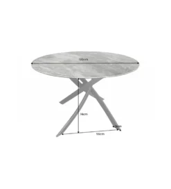 Stół ARKANSAS 120 cm ceramika*Invicta Interior