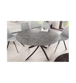 Stół ARKANSAS 120 cm ceramika antracytowy*Invicta Interior Sale