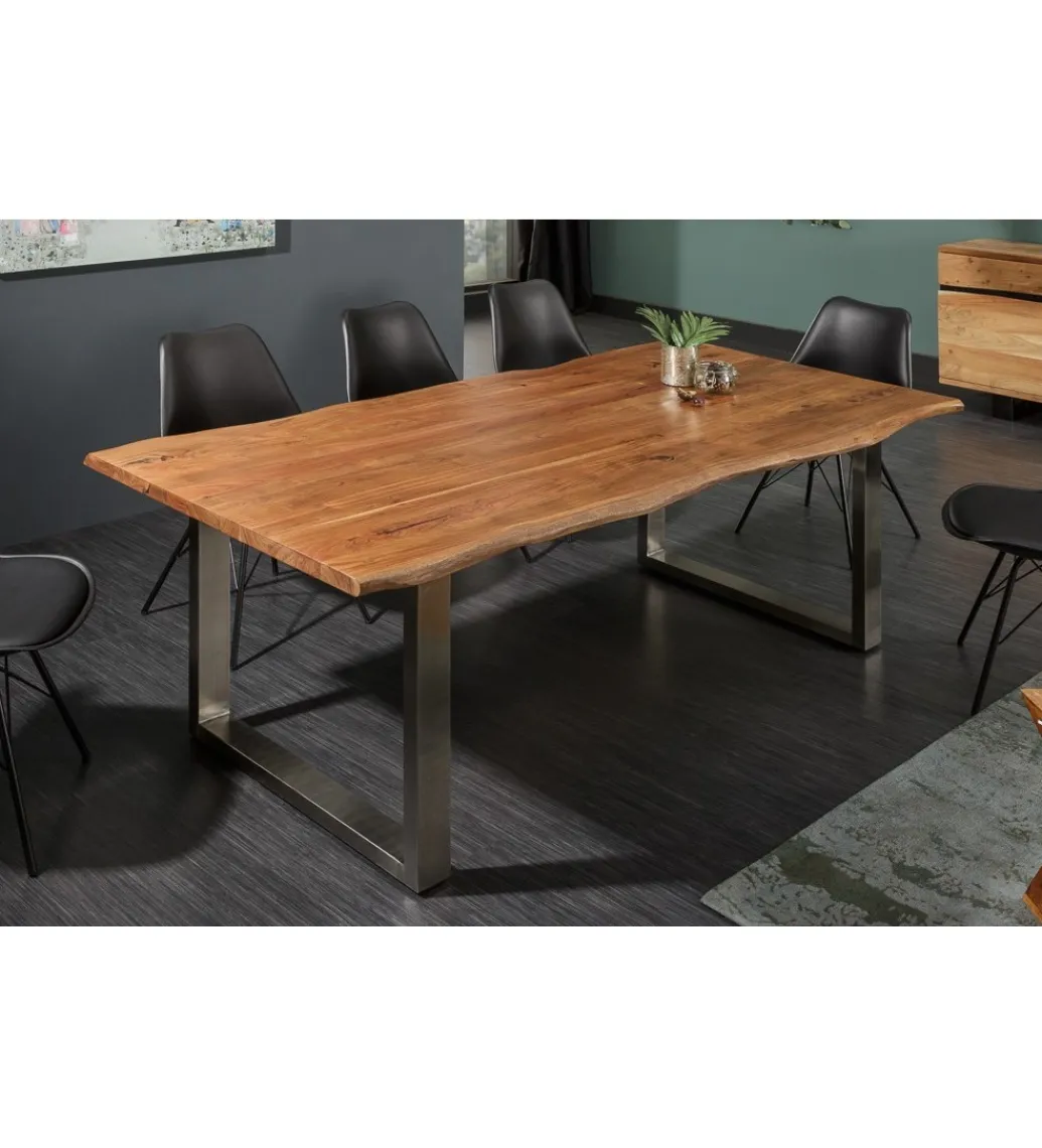 Stół ARKTYKA Mammut 200 cm drewno akacja honey*Invicta Interior Sale