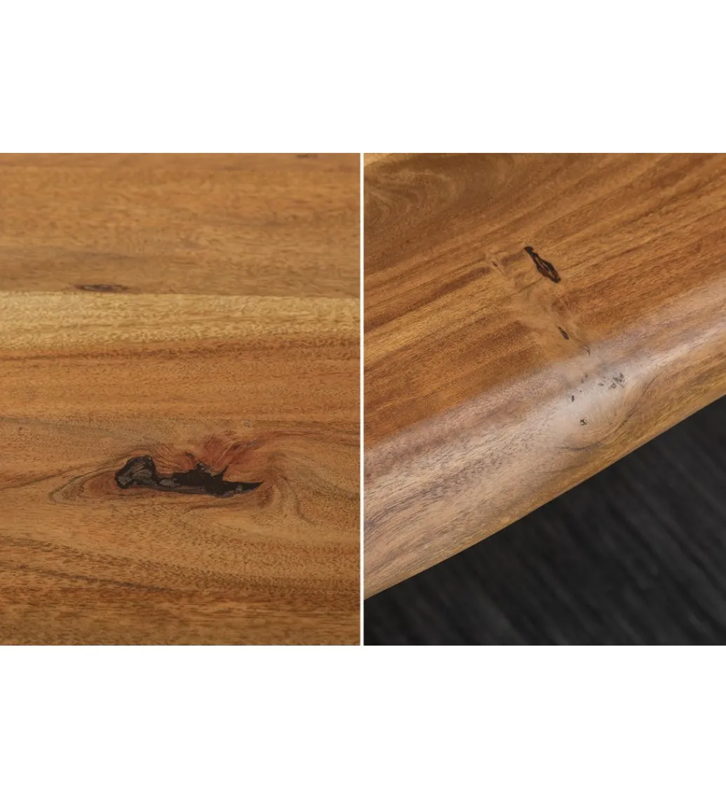 Stół ARKTYKA Mammut 200 cm drewno akacja honey*Invicta Interior