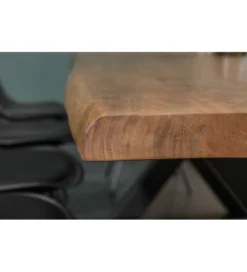 Stół ARKTYKA Mammut X 240 cm drewno Akacja honey*Invicta Interior Clearance