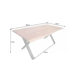 Stół ARKTYKA Mammut X 180 cm drewno akacja*Invicta Interior Outlet
