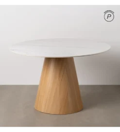 Stół ARPYK 120 cm naturalny blat ceramika*Zona-Design Online