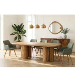 Stół ART DECO 240 cm drewno mango naturalny*Invicta Interior Online