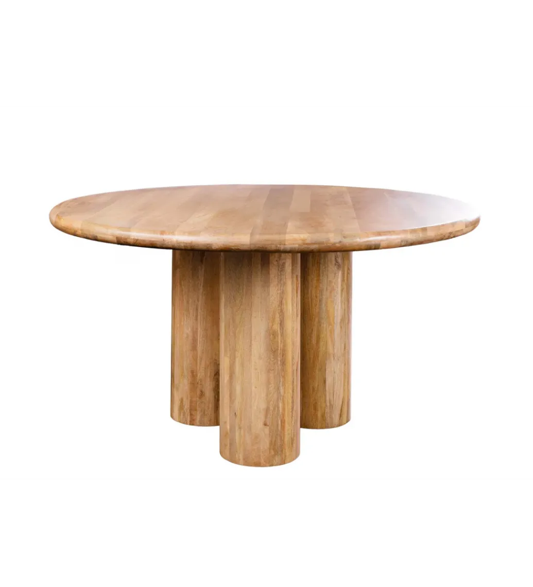 Stół ART DECO 140 cm drewno mango nautralny*Invicta Interior Outlet