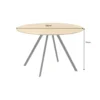Stół ATELIER 120 cm kolor naturalnego dębu*Invicta Interior Clearance