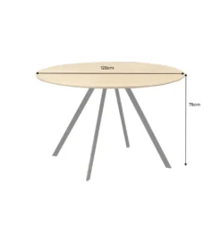 Stół ATELIER 120 cm kolor naturalnego dębu*Invicta Interior Clearance